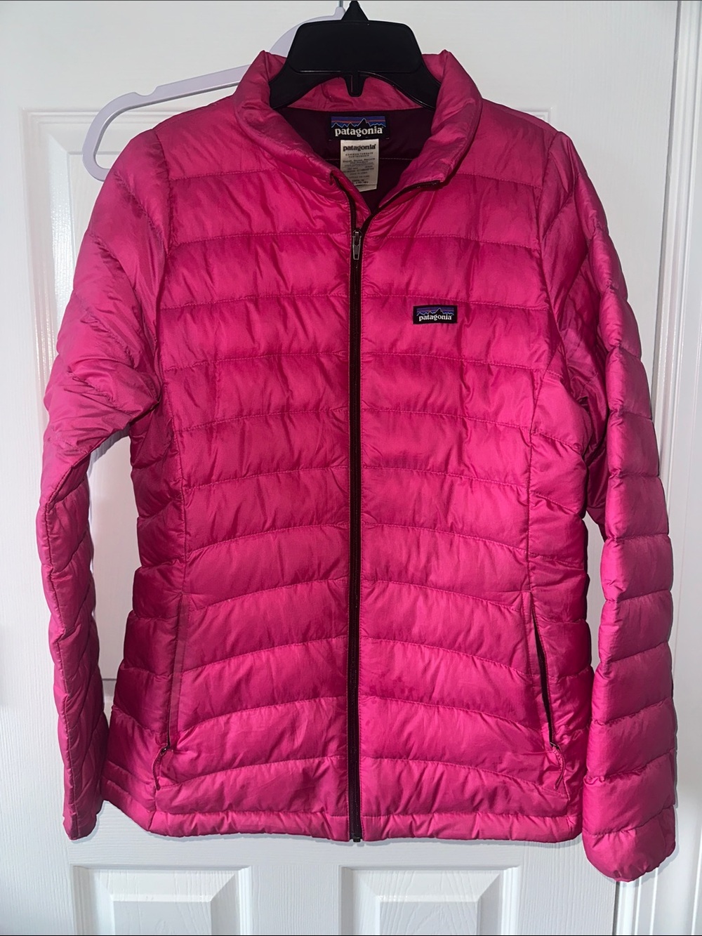 Patagonia Women's Puffer Jacket in Hot Pink
